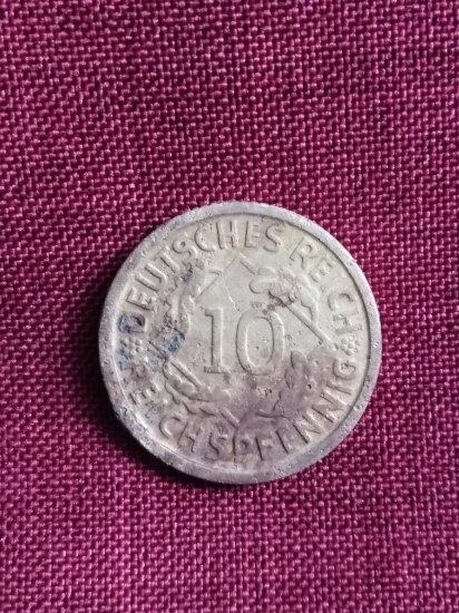 10 Reichspfennig 1925 D