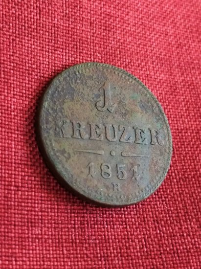 1 Kreuzer 1851 B