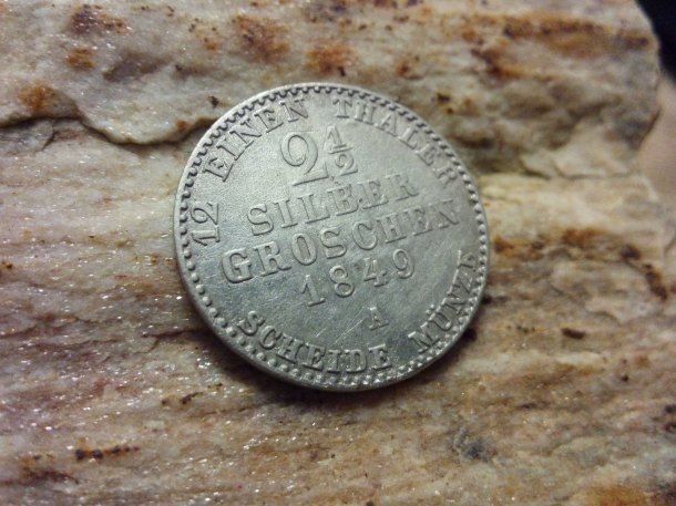 2 1/2 Silber Groschen 1849 A