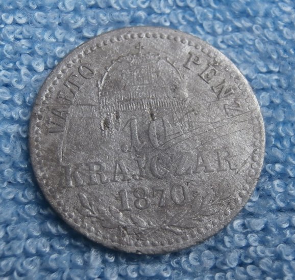 10 krajczár FJI 1870