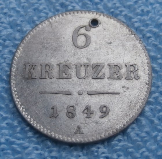 6 Kreuzer 1849