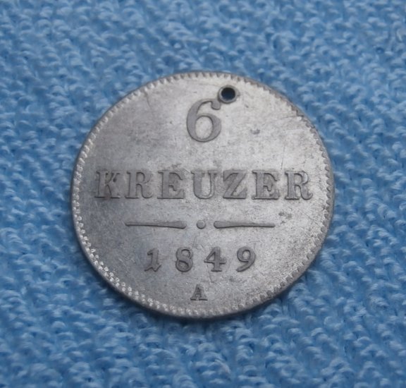 6 Kreuzer 1849