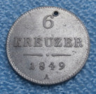 6 Kreuzer 1849