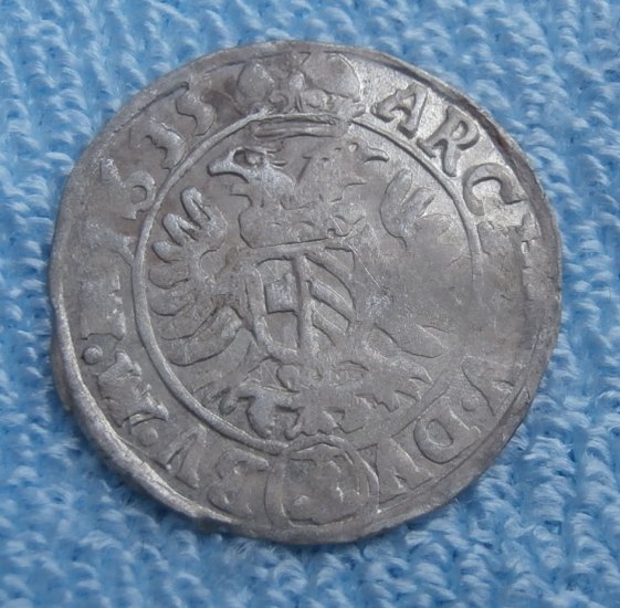 3 krejcar Ferdinand II, 1635