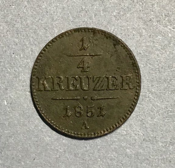 1/4 Kreuzer