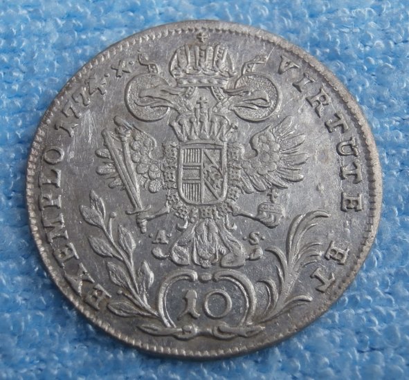 10 krejcar 1774, Josef II