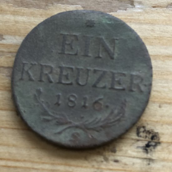 EIN KREUZER 1816