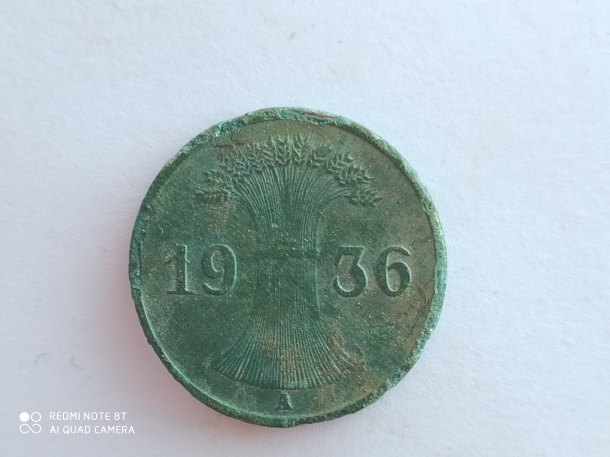 1 Reichspfennig 1936 A