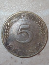 5 pfennig 1950 D