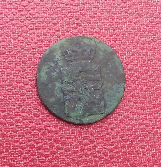 1 Pfennig 1837 Sasko