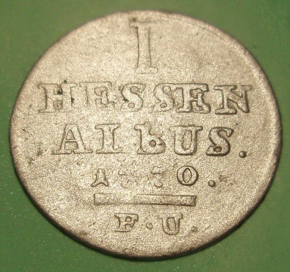 I. Hessen Albus 1770 F.U.