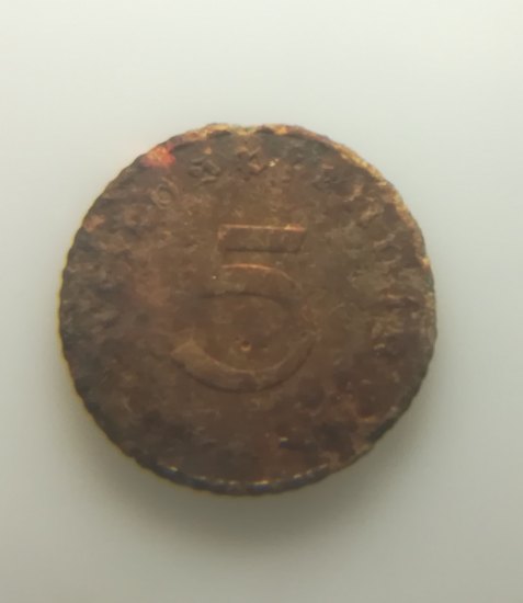 Třetí říše 5 Reichspfennig