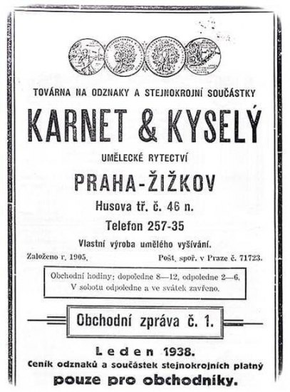 Odznak "Shirley Temple Klub" (cca 1934)