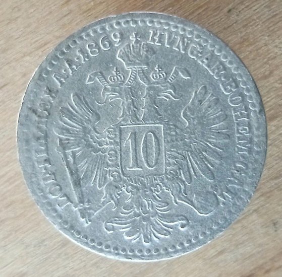 10 Kreuzer 1869