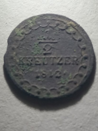 1/2 kreutzer 1812