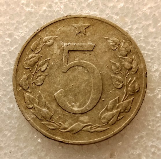 5 haléř 1954