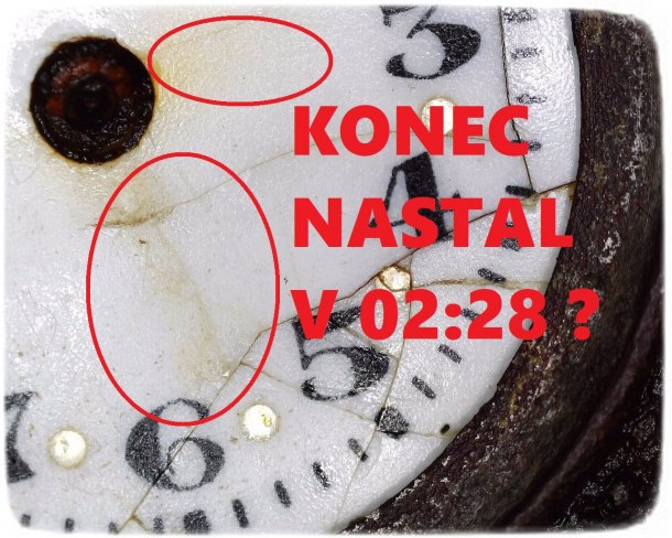 Staré náramkové hodinky aneb konec nastal v 02:28?