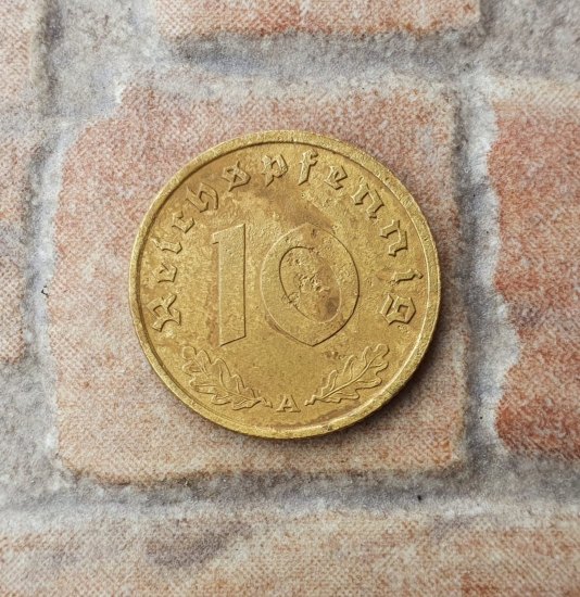 Český 10 Pfennig 1939/1927