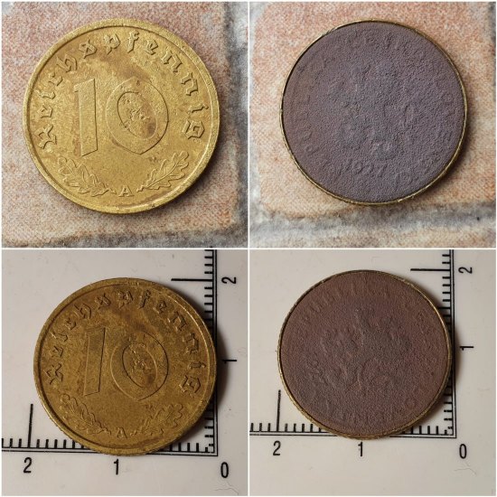 Český 10 Pfennig 1939/1927