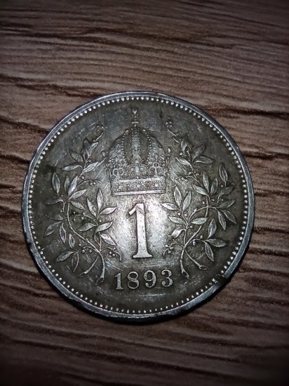 Ag) František Josef I. 1koruna 1893