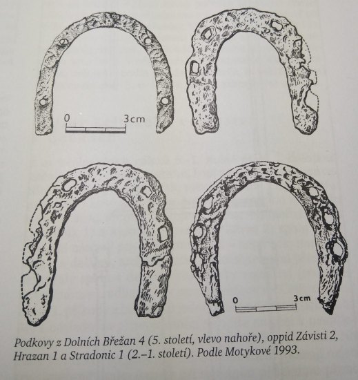Jezdecká podkova -14.století.
