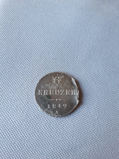 6 kreuzer 1849 A