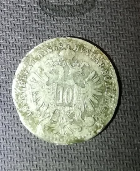 10 krejcar 1868