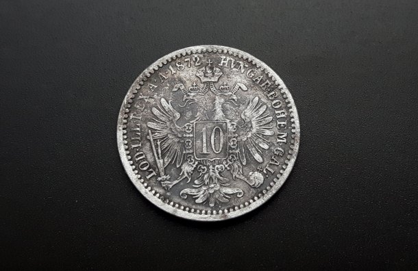 10 krejcarů 1872 FJI