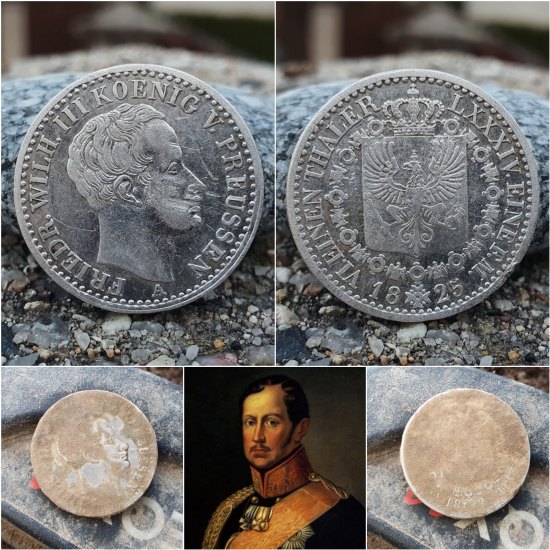 1/6 Thaler 1825 A