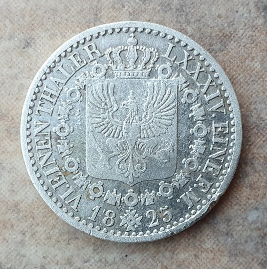 1/6 Thaler 1825 A