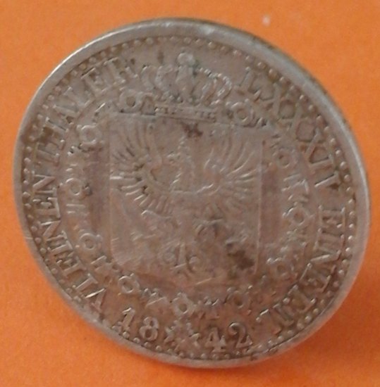 VI EINEN THALER 1842A