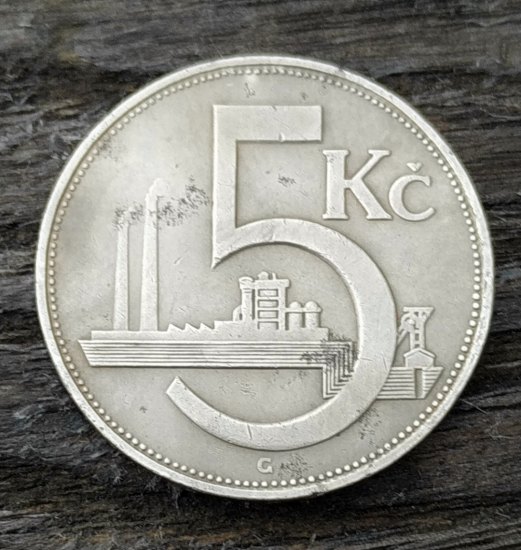 5Kčs 1938