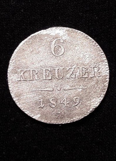 6 Kreuzer 1849