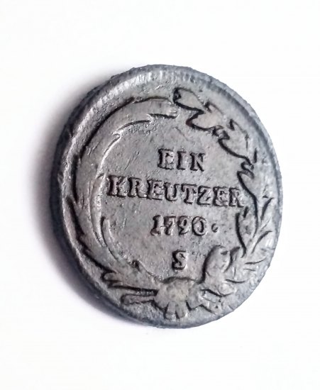 Ein kreutzer Josef II. 1790 S