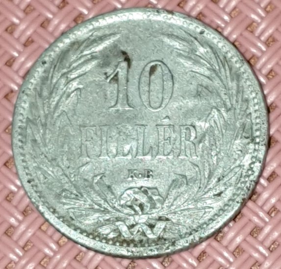 10 Fillér 1908