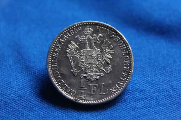 1/4 Florin 1859