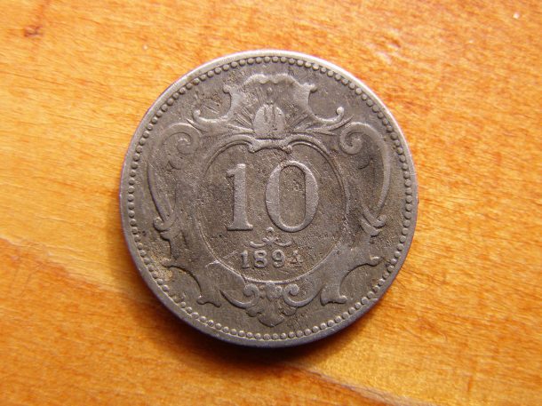 10 Heller (Desetihaléř) - 1894