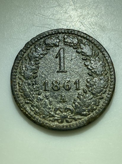 1 Krejcar 1861