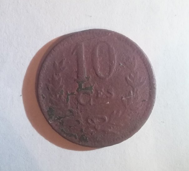 10 centimes 1924 Lucembursko