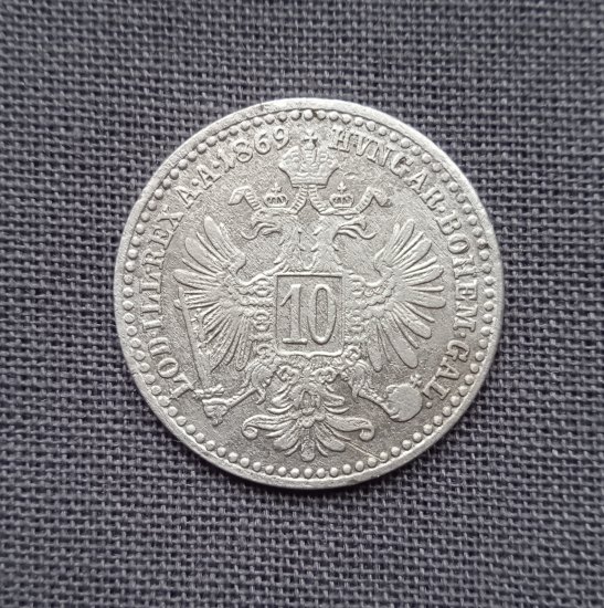 10 Kreuzer 1869