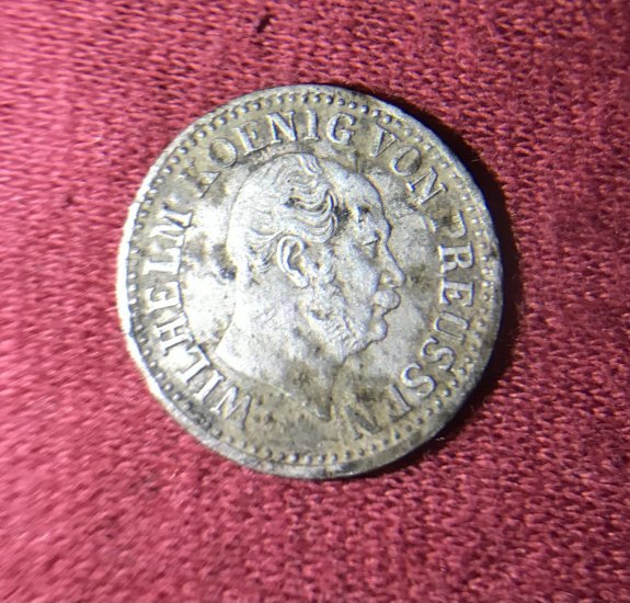 1/2 silber groschen 1870 A