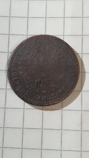 1 kreutzer 1860 A