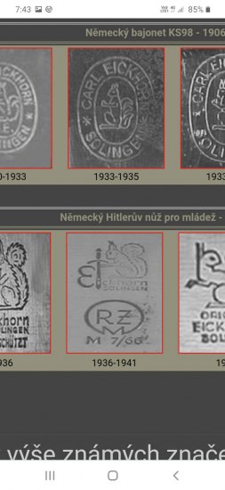 Německý Hitlerův nůž pro mládež