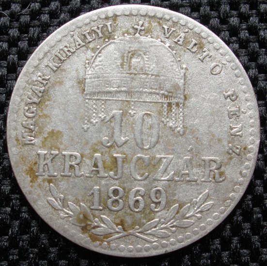 10 krajczár 1869