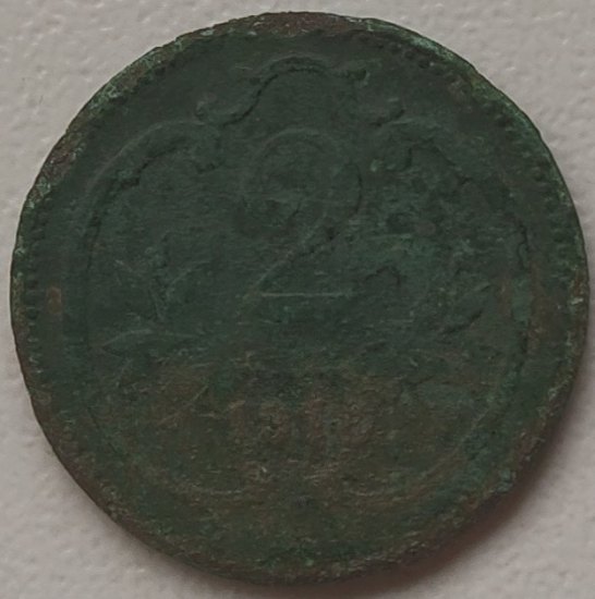 2 Heller (2 Haléř) 1910