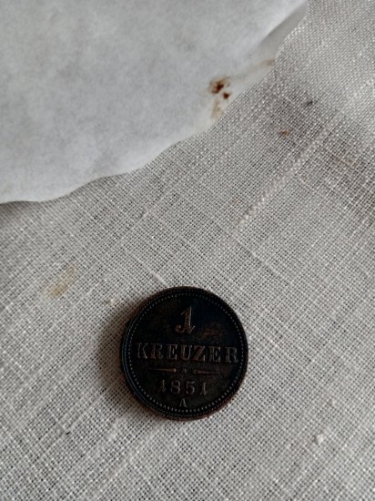 1 kreuzer 1851