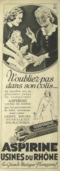 UPR ASPIRINE Usine Produit du Rhone