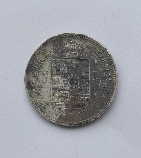 1 Forint 1881 (Zlatník)