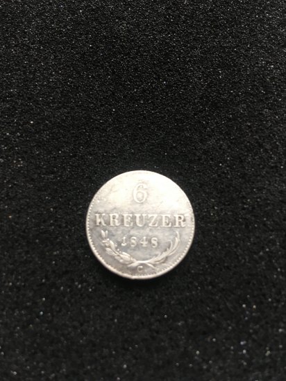 6 Kreuzer 1848