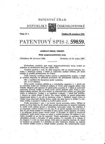 PATENT čsl. 59859